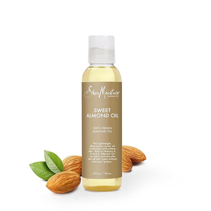 SheaMoisture Body Oil for Dry Skin Sweet Almond Oil Cruelty Free 4 oz