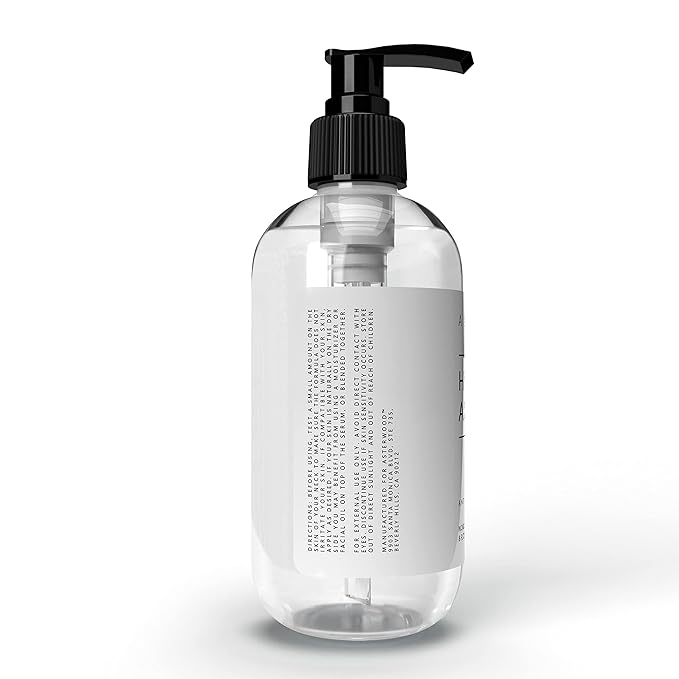 Asterwood Hyaluronic Acid Serum for Face - Plumping, Anti-Aging, Hydrating - Fragrance-Free - 8 Fl Oz