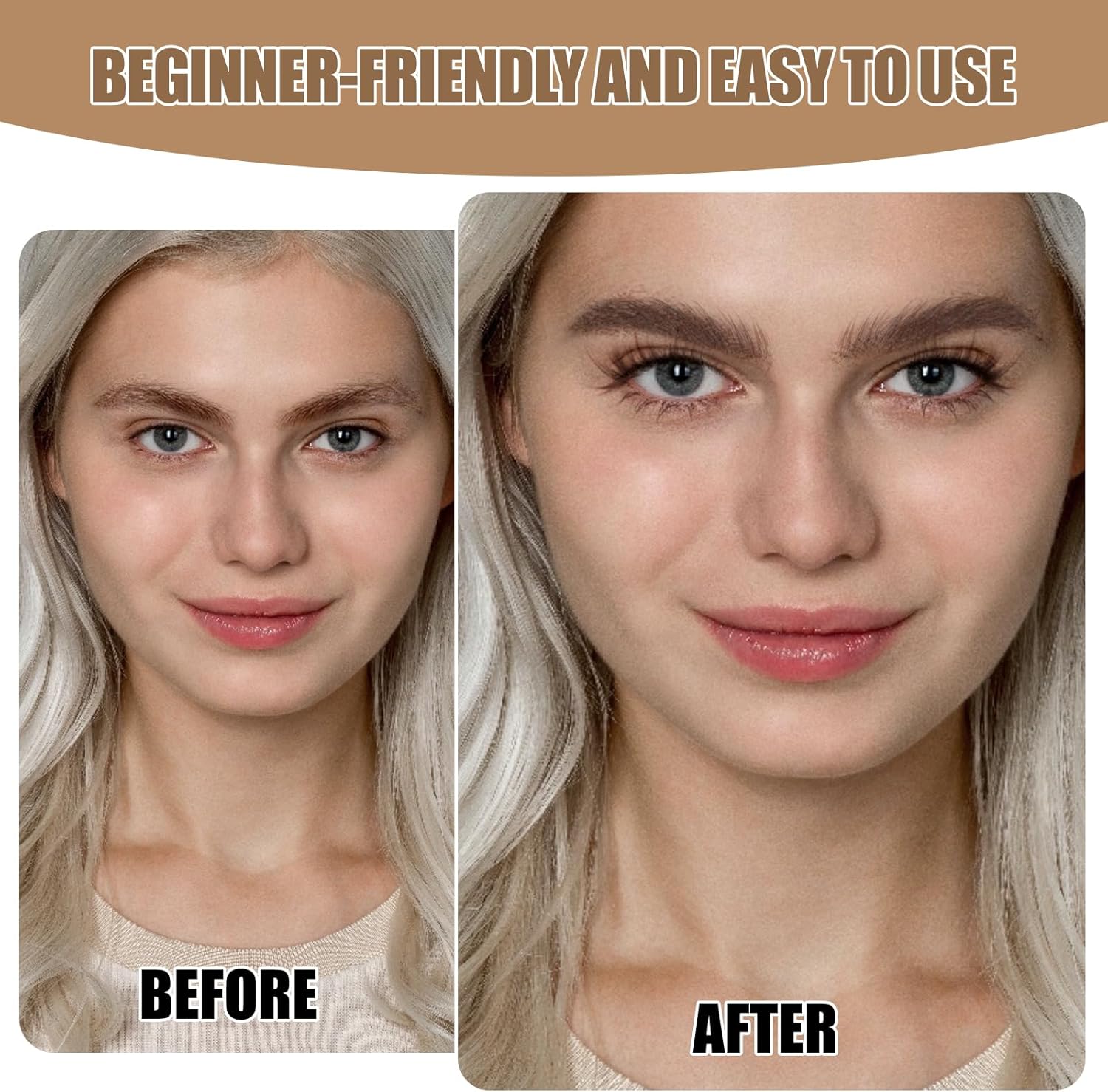 Upgraded Lash Lift Kit Professional - Eyebrow Lamination & Eyelash Perm Kit with High Adhesion Glue and Long-Lasting Curling Set, Gentle Formula for Sensitive Eyes