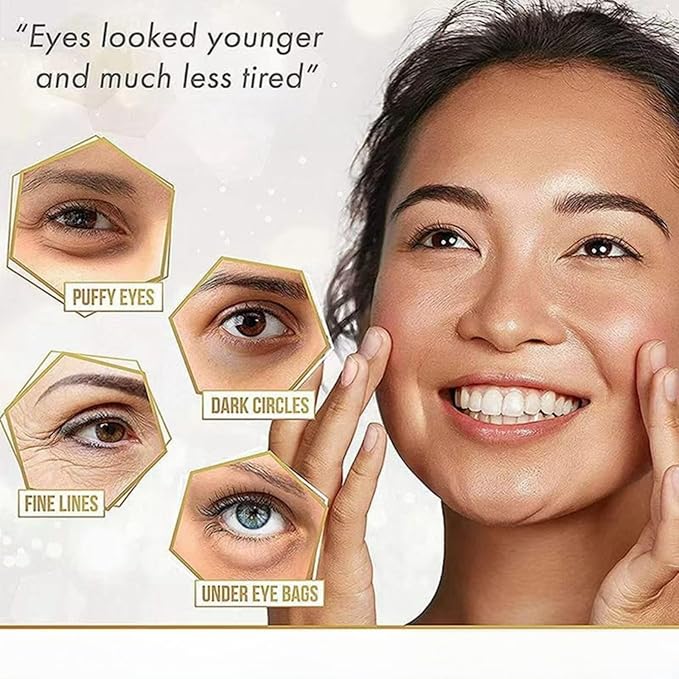 Hyaluronic Acid Eye Patch (Removes Dark Circles, Eye Bags, Eye Care, Wrinkles, Puffy Eyes, Skin Cushioning) - Anti-Aging Moisturising 60PCS. For both men and women