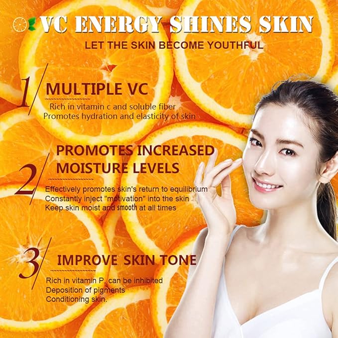 Vitamin C Face Serum - Dark Spot Remover Facial Vitamin C Serum with Hyaluronic Acid, Aloe Vera, & Vitamin E - Anti Aging Face Treatment for Dark Spots, Sun Damage, Fine Lines and Wrinkles