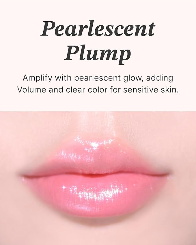 Glint Glow Lip Balm (Ballet Shoes, 0.1oz) - Moisturizing Stain Lipstick with Shine for Natural Lips, Tinted Treatment. Luxurious Korean Skin Care Makeup. Chapped, Dry, Cracked