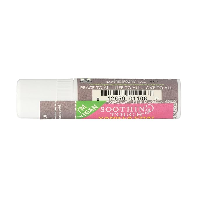 Soothing Touch Lip Balm - Vegan Vanilla Chai - Case of 12-0.25 oz