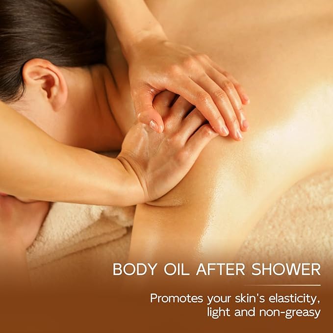 Magic Body Firming Oil, 3.38 FL OZ, Korean Skin Care Post-Shower Body Oil for Women – Natural, with Jojoba Oil to Tighten, Hydrate & Nourish Dry Skin, Lightweight & Non-Greasy for Full Body Use