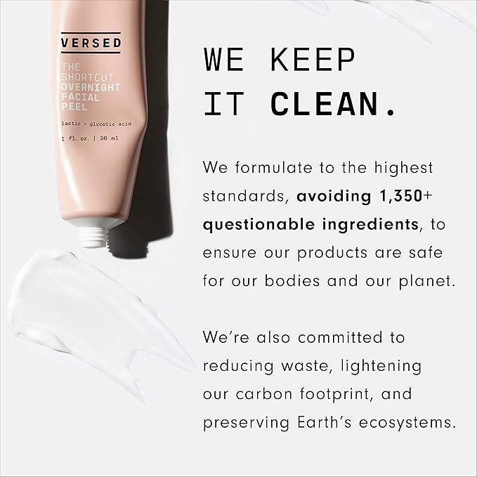 Versed Gentle Cycle Hydrating Milky Cleanser - Lightweight Daily Facial Wash Removes Makeup for Moisturized Skin - Oat Milk and Marula Oil Nourish Dry, Sensitive Skin - Vegan (5 fl oz)