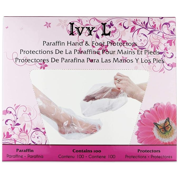 2500 Counts - Ivy L Paraffin Hand & Foot Glove Bag Protectors Wax Works Thermal Mitt Liner Professional Cozy Liners Hand or Foot 15 x 10 Inches