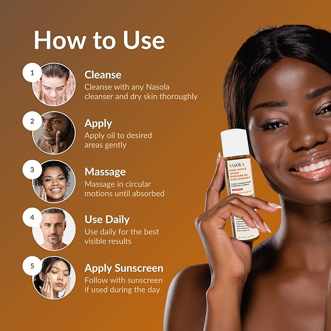 Kojic Acid Argan Skincare Bio Pure Oil with Vitamin E Face & Body Moisturizer Serum for Scars & Stretch Marks