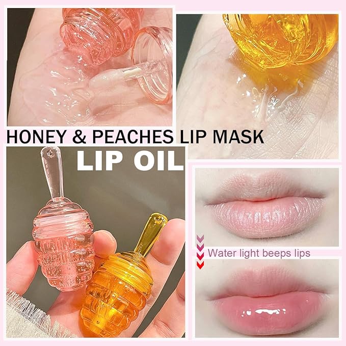 2PCS Honey Lip Oil