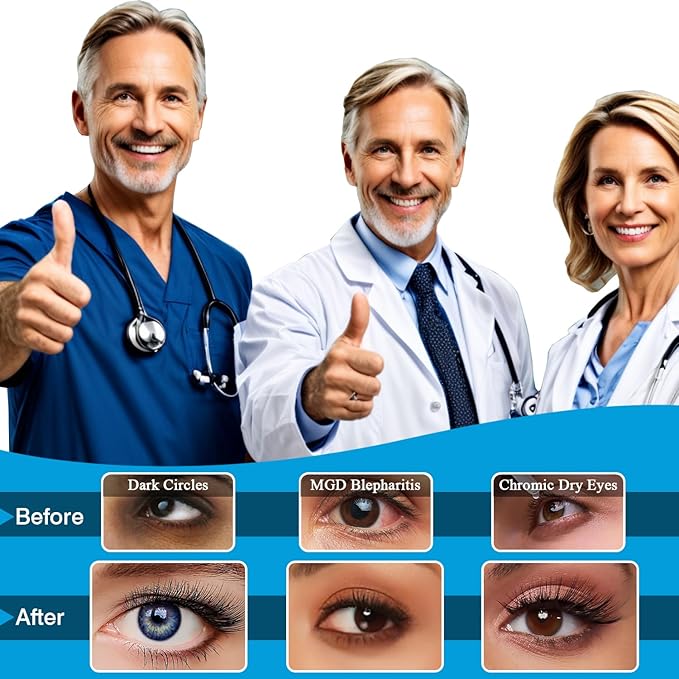 20 Packs Unscented Self Heating Warm Steam Eye Masks for Dry Eyes, Eye Fatigue Relief & Puffy Eyes, Moist Heating Compress Pads for Sleeping, Spa Relaxation, Disposable Eye Mask,Gifts for Women