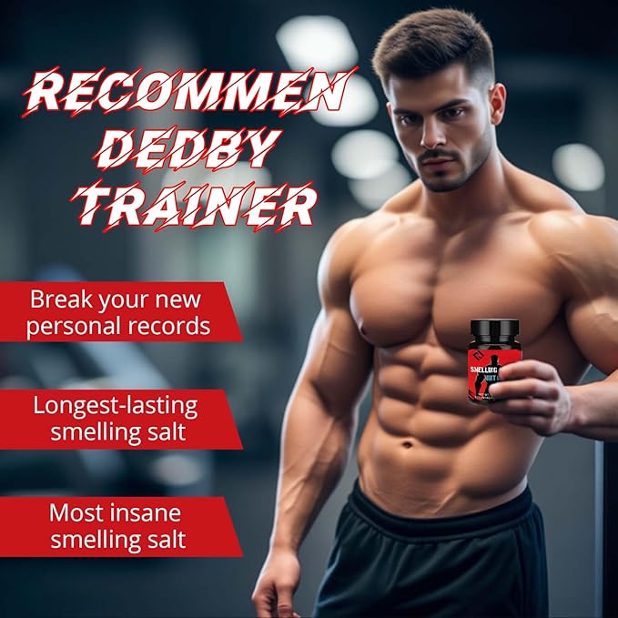 Smelling Salts,Smelling Salts for Athletes in Powerlifting, Hockey, Football & More, Instant Energy Boost, Enhanced Focus & Motivation,40G(Sealed Oni)-02 (1, Sealed Oni-red) (Sealed Oni) (Mint)