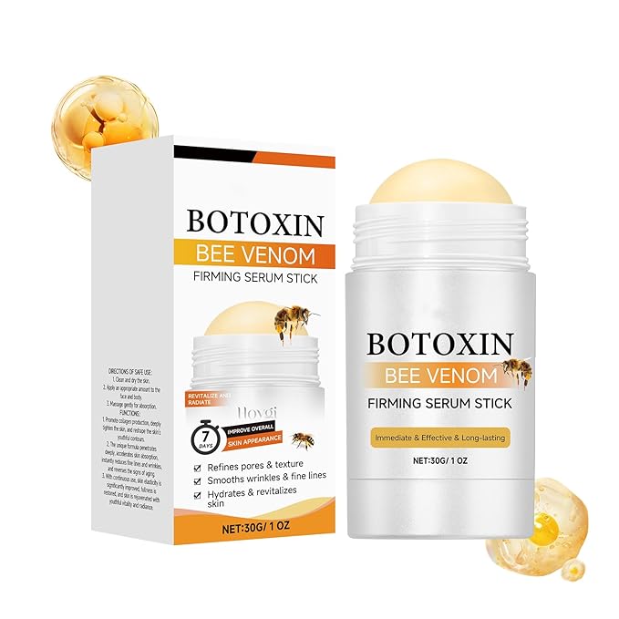 Bee Venom Firming Serum Stick, Advanced Firming & Wrinkle-Reducing Cream, Restore Skin Elasticity,Lifts, Plumps and Firms Skin, Natural Bee Venom Serum for All Skin Types