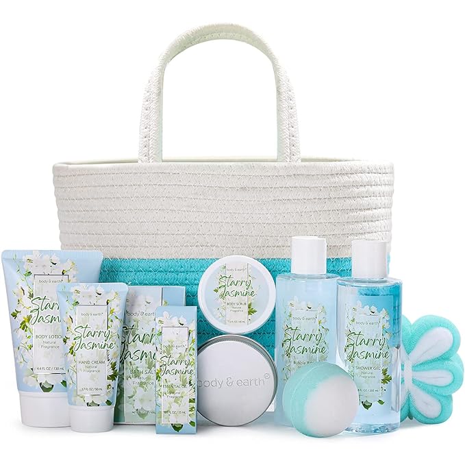 Spa Gifts for Women - Spa Gift Sets for Women, Body & Earth Shower Gift Set with Bubble Bath, Shower Gel, Lotion Set, Mothers Day Gifts for Mom