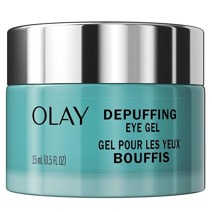 Olay Hyaluronic + Peptide 24 Gel Eye Cream, Fragrance-Free, 0.5oz (15 mL)