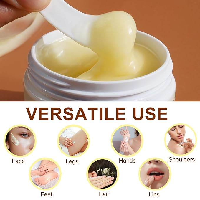 African Shea Butter 4.2oz Ivory Grade A Pure Natural Raw & Unrefined Body Butter for Dry and Cracked Skin - Moisturizing Shea Butter - Deep Nourishing Body Hair and Face