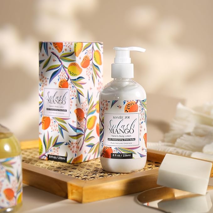 Daily Hand & Body Lotion with Moisturizing Shea Butter for All Skin Type- Splash Mango - 236 ML / 8 FL OZ