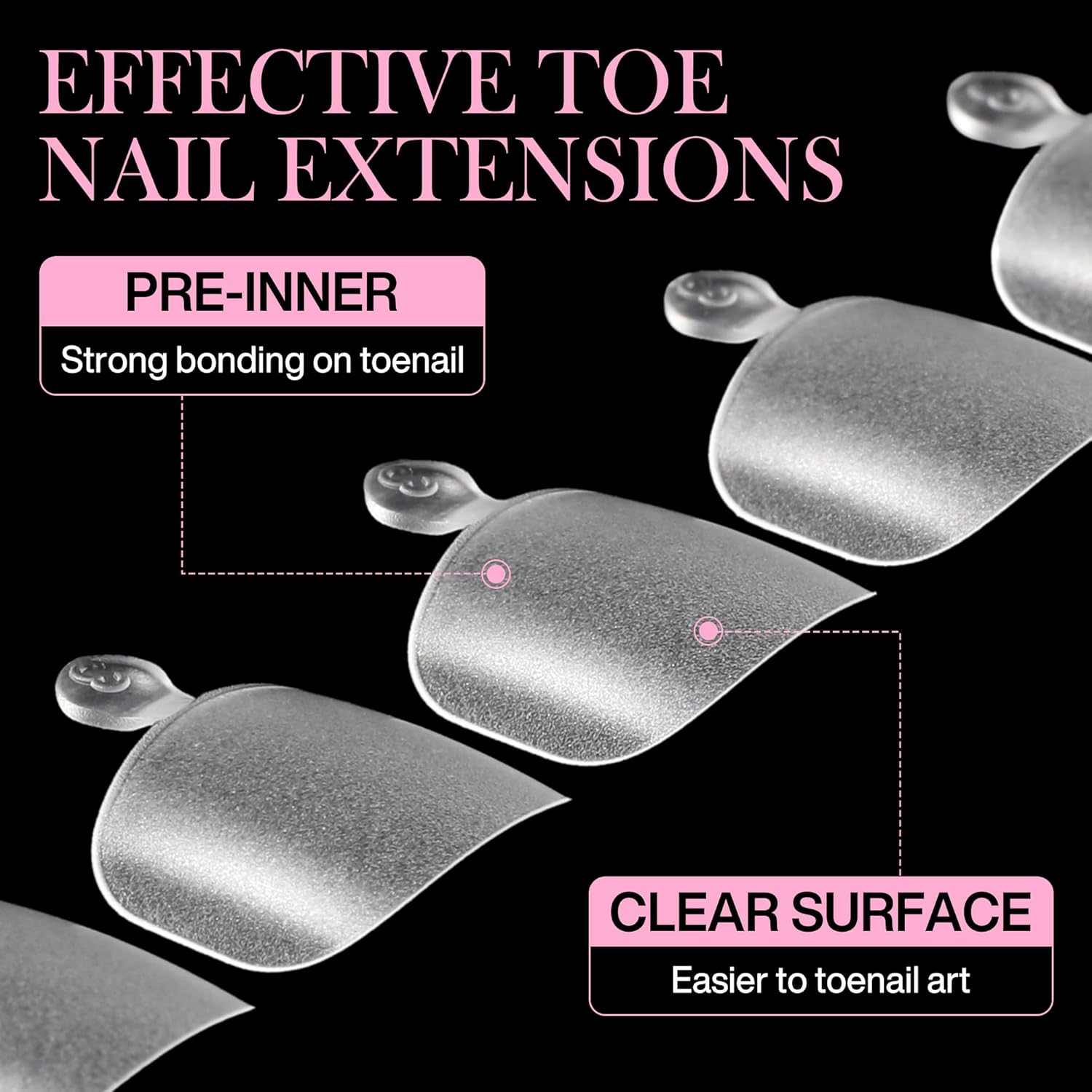 Square Toe Nail Tips, 240pcs Press On Toenails for Women Full Matte Wider Toe Nail Tips, 12 Size Full Cover Short Fake Toenail for Big Toe Nail Extensions Home DIY Nail Salon Soak Off