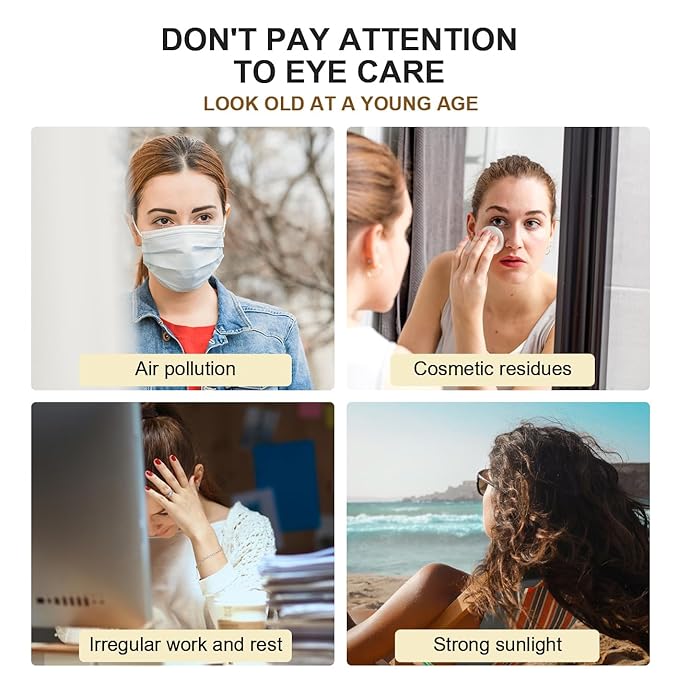 60 PCS Under Eye Patches,Under Eye Patches for Puffy Eyes and Dark Circles,Brightening Eye Masks,Eye Patches with Collagen for Dark Circles,Reduces Wrinkles and Relieves Pressure