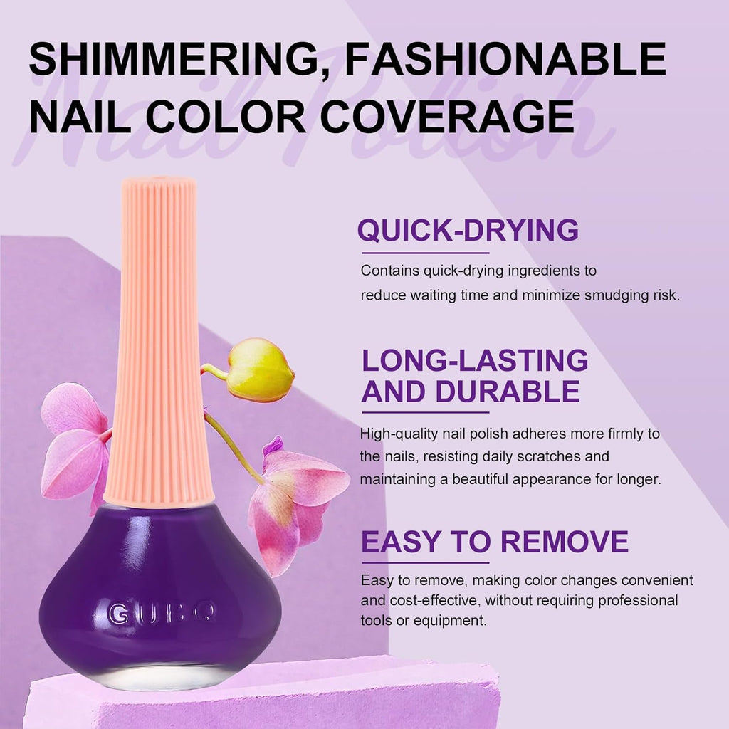 Major Dijit Indigo Quick Dry Regular Nail Polish - Nail Art Lacquer, 0.41 Fl Oz