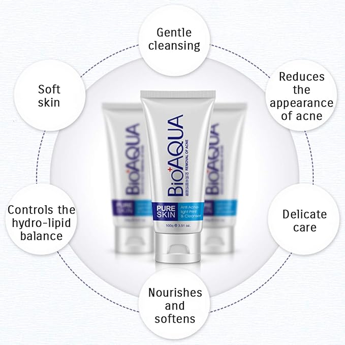 BIOAQUA 3in1 Face Acne Scar Removal Spots Oil Cream Scar Blemish Marks Moisturizing Oil 100g+30g+30ml