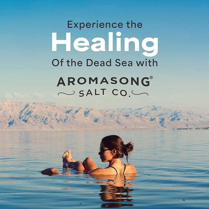Aroamsong Ultimate Relaxation Bundle: 100% Pure Dead Sea Salt (19lb) & 100% Pure Dead Sea Magnesium Flakes (12lb) for Bath Soaks & Spa Treatments