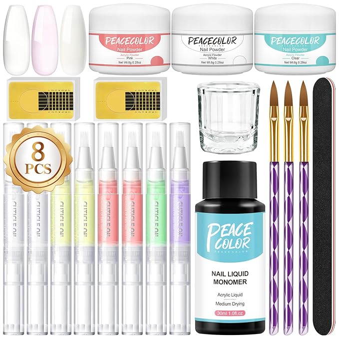 Peacecolor 8Pcs Cuticle Oil Pen