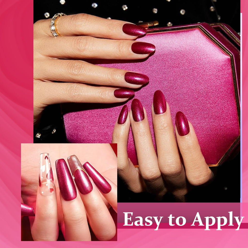 Major Dijit Quick Dry Nail Polish Bright Red Summer Nail Lacquer for Nail Art Regular Nail Polish 0.41 fl oz.