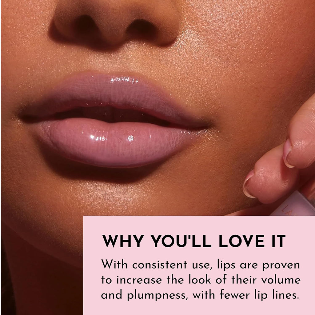 Lawless Women's Forget The Filler Lip Plumper Line Gloss, Lavender Sorbet, Pink, 0.11 Fl Oz (Pack of 1)