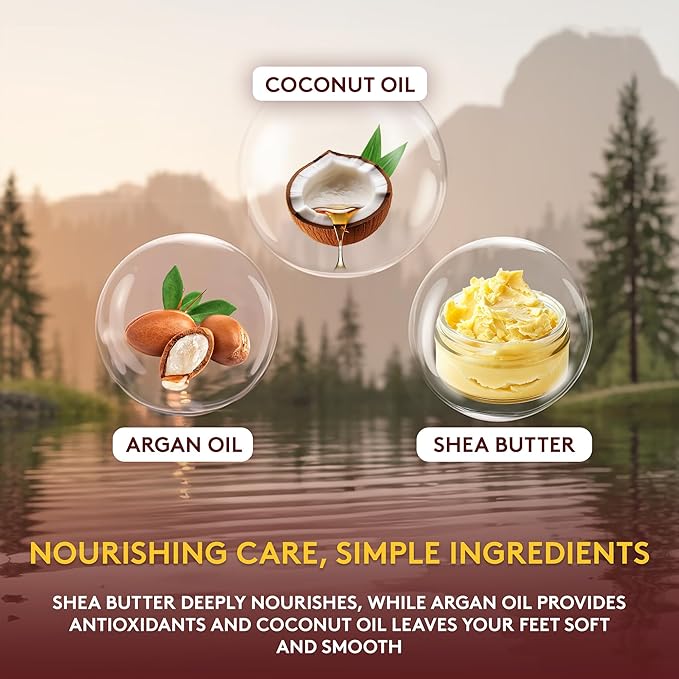 OKAY **ALL NATURAL** Shea Butter Foot Scrub 6oz / 177ml