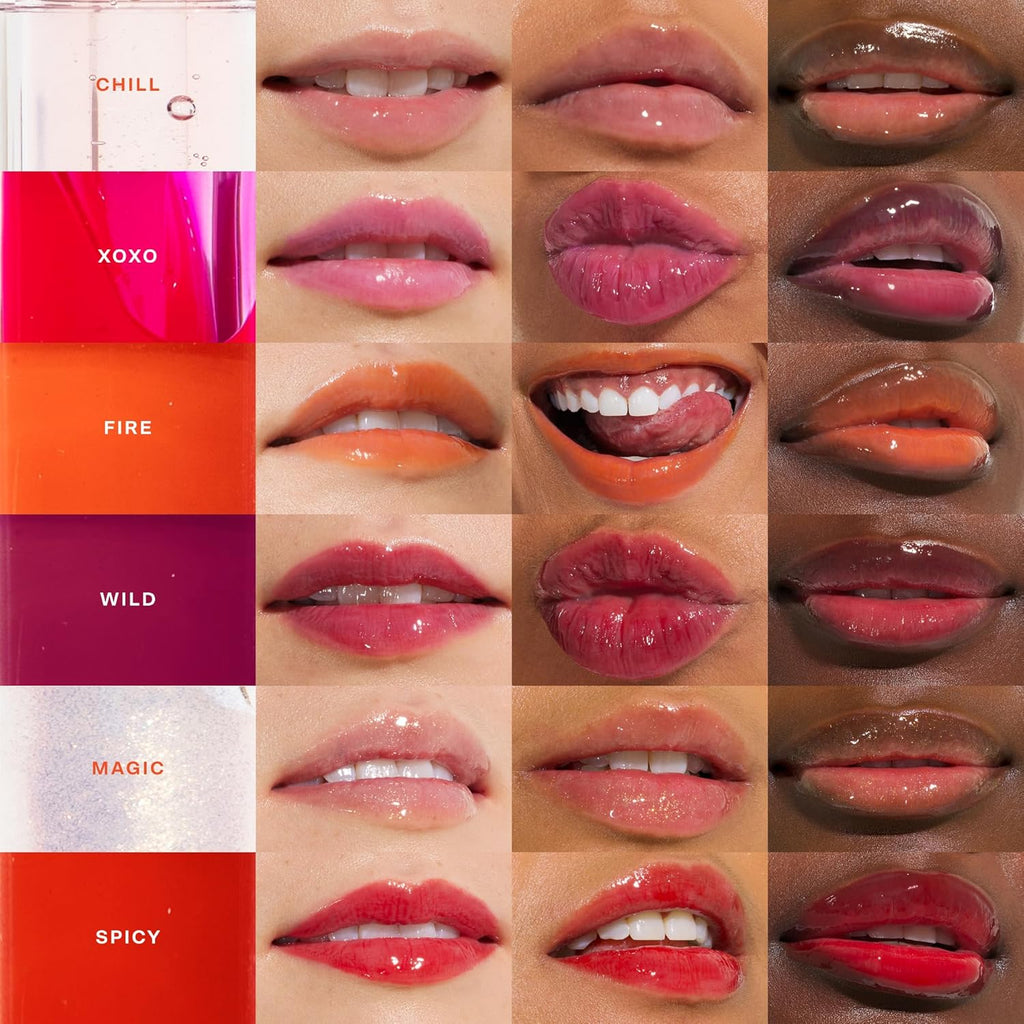 Tower 28 ShineOn Lip Jelly, MAGIC | Non-Sticky, Vegan Lip Gloss in Clear with Gold Shimmer | 5 Nourishing Oils | Moisturizing, Clean, Cruelty Free,0.13 Fl Oz (Pack of 1)