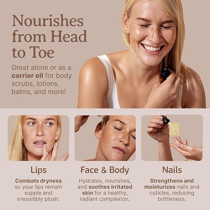 Bella Terra Oils - Organic Moringa Seed Oil 2oz - A Blend of Nature's Best, High in Oleic Acid & Vitamin E, For a Touch of Luxurious Smoothness