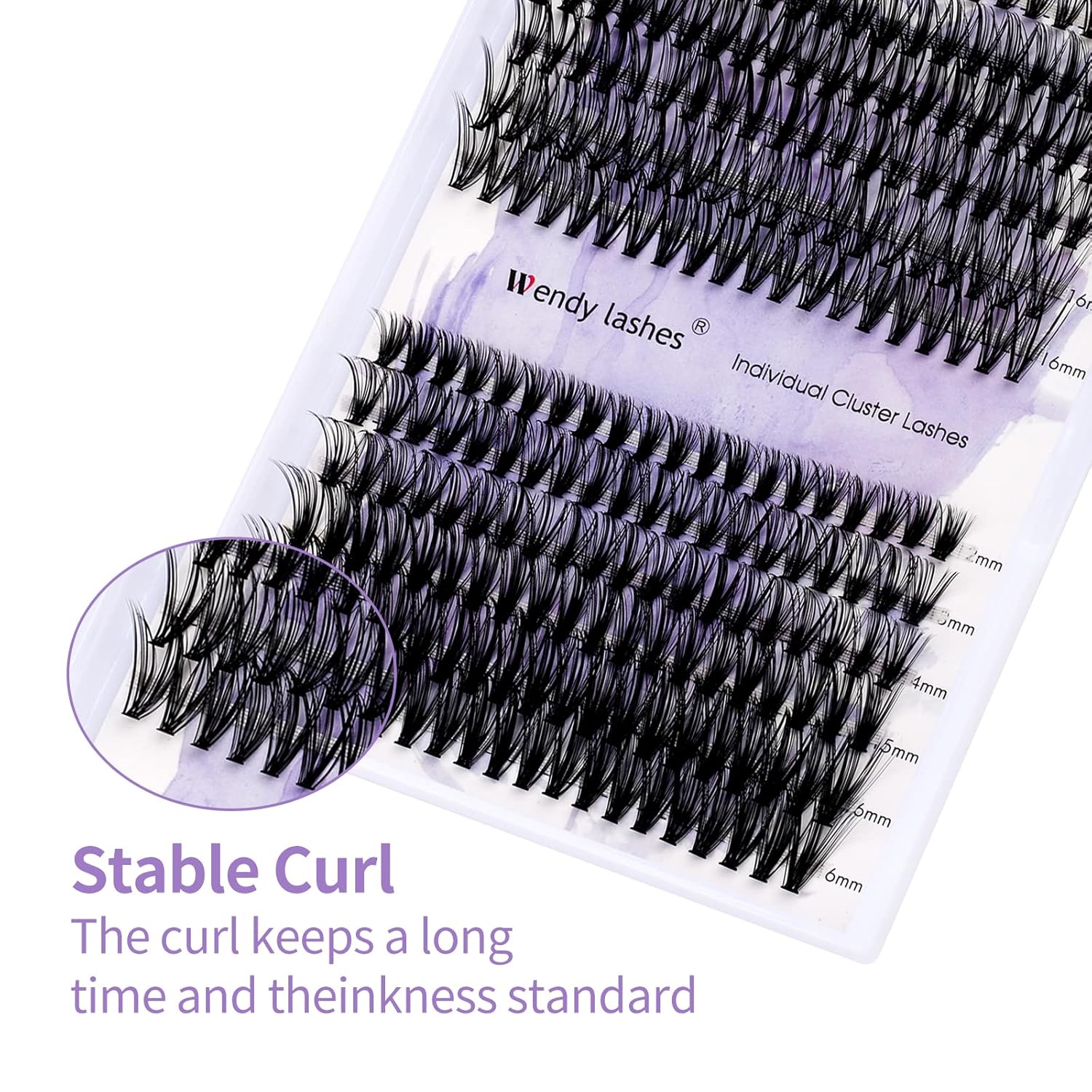 Cluster Eyelashes 30D/40D 240PCS 12-16mm Mixed Individual Lashes C/D Curl 0.07mm Matte Black Cluster Eyelash Extensions Soft Lightweight Individual Lashes Cluster 3D Effect (30/40D-C, 12-16mm Mixed)