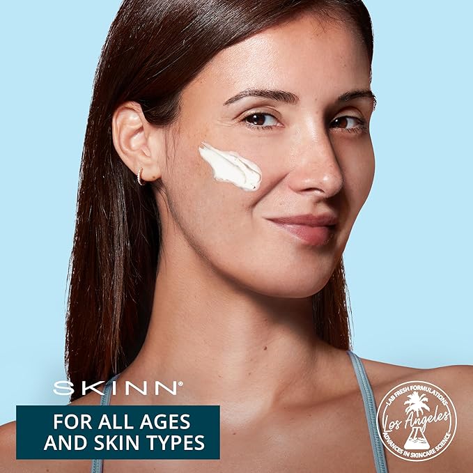 SKINN Neck Amour Redensifying Serum - Anti-Aging Neck Cream with Stem Cells & Peptides Tighten the Appearance of Loose & Sagging Skin - Enriched with Rice Protein
