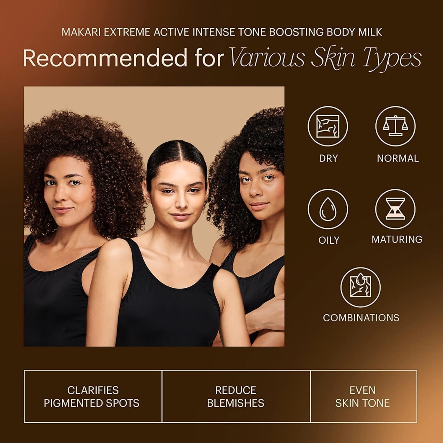 Makari Extreme Active Intense Carrot & Argan Oil Body Milk (16.8 oz) | Unify & Illuminate | Tone-Boosting Body Lotion with Vitamins E and C | Helps Brighten Skin Tone | Promotes Even Complexion