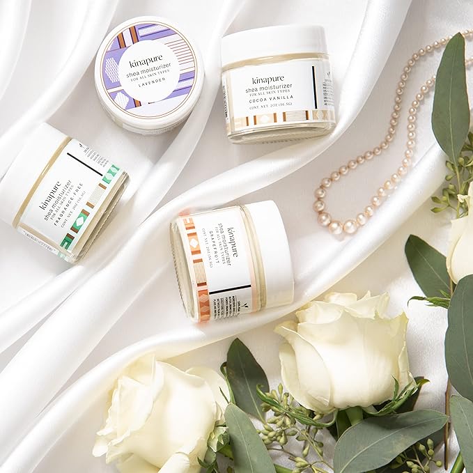 Kinapure Whipped Shea Butter, Gift Box, Contains 4 of 2 Ounces