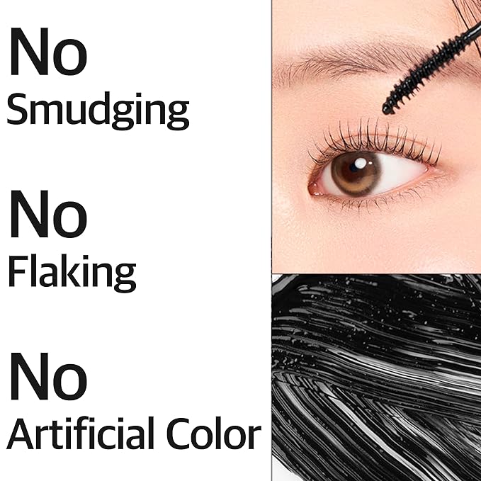 Derma Factory Peptide Eyelash Ampoule – Black Tinting Lash Growth Serum for Thin, Weak & Damaged Lashes – Volumizing Peptide Lash Enhancer, Oil-Free, Irritation-Free Formula, Black3, 0.16 fl oz