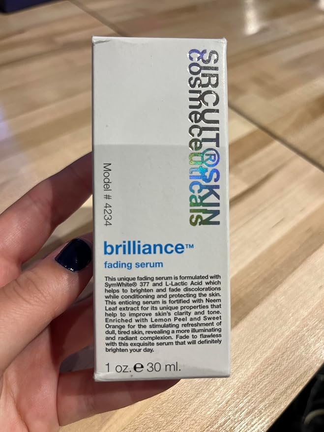 Sircuit Skin BRILLIANCE Fading Serum - Clarifying Facial Serum with Lactic Acid, Witch Hazel + Lemon Peel Extract - Daily Face Serum Promotes Flawless Looking Skin (1 oz)
