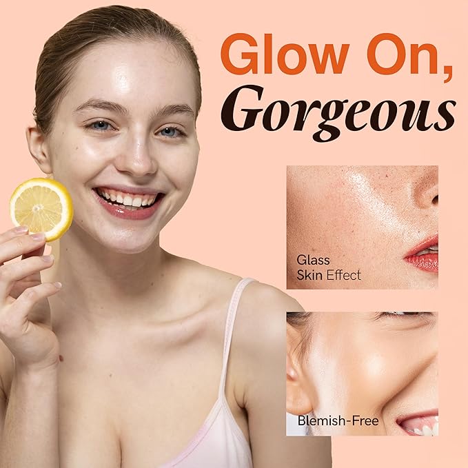 Vitamin C Serum with Collagen - Illuminating Anti-Aging, Luminous Complexion, Brightens Skin - Dermatologist Tested, Korean Skin Care, Cruelty Free, Natural Ingredients - 1.69 fl. oz