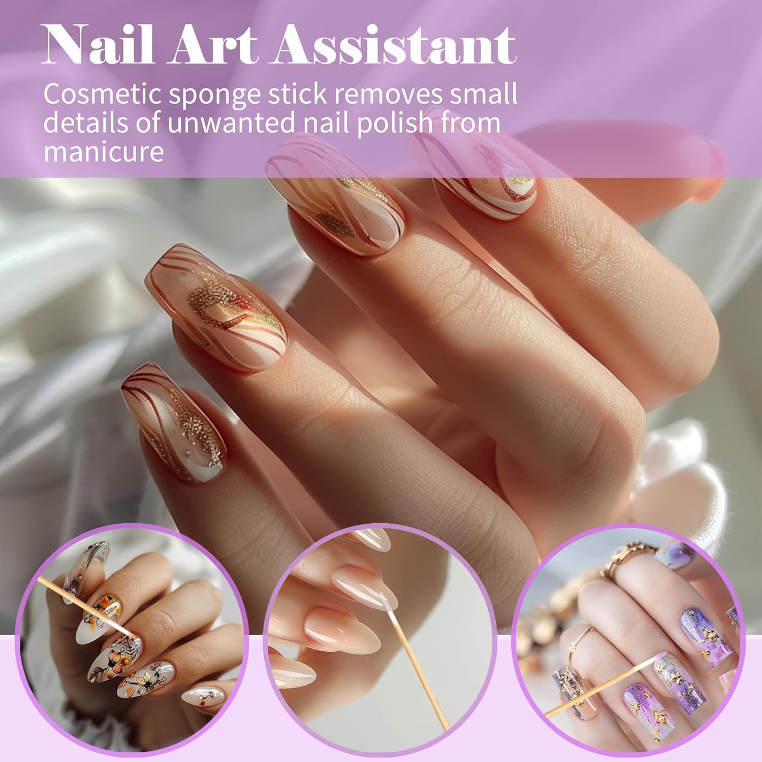 200PCS Pointed Cotton Swabs - Precision Tip Cotton Swabs - 4 Inch Microblading Cotton Swabs - Microblading Cotton Buds for Eyebrow Eyelash Extensions, Makeup, Nails, Tattoo Permanent Supplies, Craft