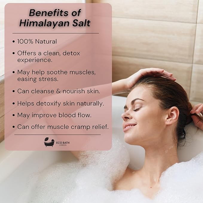 Himalayan Bath Salt - Luxurious Bath Salts for Relaxation, Skin Care, and Aromatherapy, Infused with Natural Ingredients (Various Scents) (Lavender)