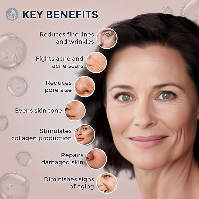 Complete Skincare Set: Retinol Serum, Peptide Collagen Serum, Milk & Honey Cleanser, Orange Blossom Toner, Bright Boost Moisturizer