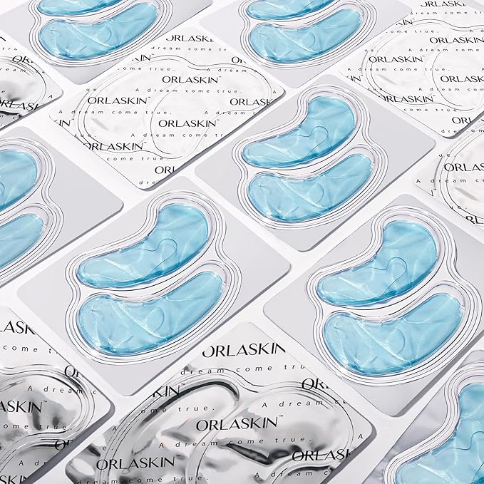 Under Eye Patches,30 Pairs Eye Mask Skin care for Dark Circles, Puffy Eyes, Undereye Bags,Wrinkles,Hyaluronic Acid Eye Treatment Skin Care for Men & Women Gift （Hyaluronic Acid）