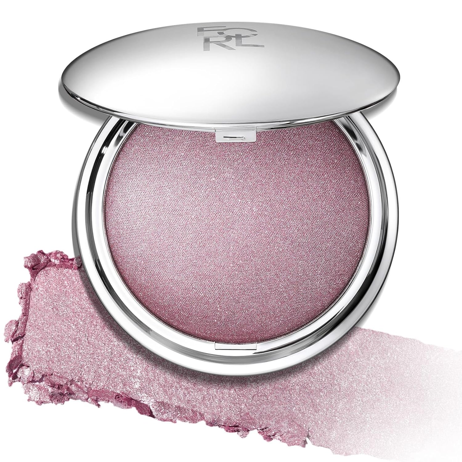 FOCALLURE Shimmer Face Highlighter Makeup Powder, Gel to Powder Glow Finish, Leaving a Lightweight & Healthy Radiance, Long Lasting Luminous Face Body Highlighter Makeup,PK01 Pinkish Galaxy