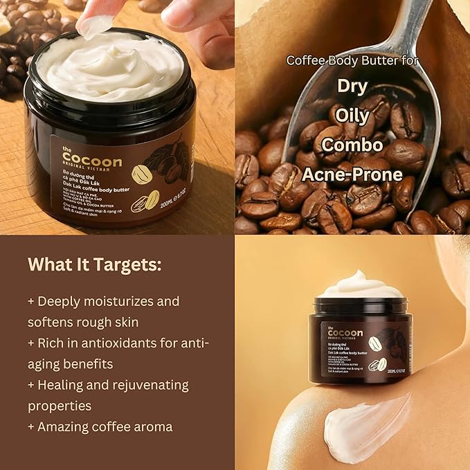 Cocoon Dak Lak Coffee Body Butter (6.76 fl oz)