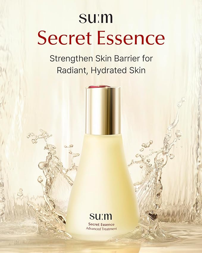 SU:M Secret Essence Advanced Treatment Special Set (1.52 fl oz) (5-piece set) - Korean skin care, Skin Barrier Repair Hydrating Serum gift set, sets & kits
