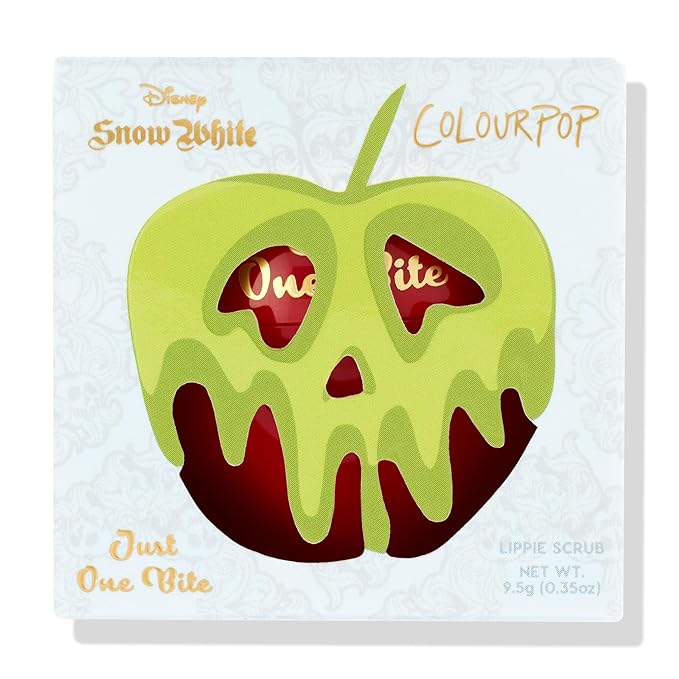 ColourPop x Snow White Apple Lip Scrub - Limited Edition Exfoliating Lip Scrub to Nourish & Soften Skin - Enriched with a Delicious Red Apple Flavor - Just One Bite (0.35 oz)