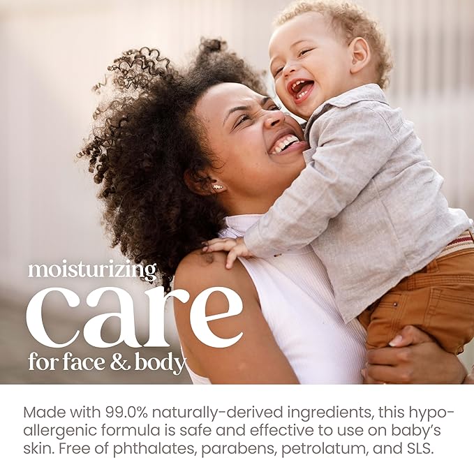 Burt's Bees Baby Ultra Gentle Lotion with Aloe for Sensitive Skin, Pediatrician Tested, 99.0% Natural Origin, 6 Ounces