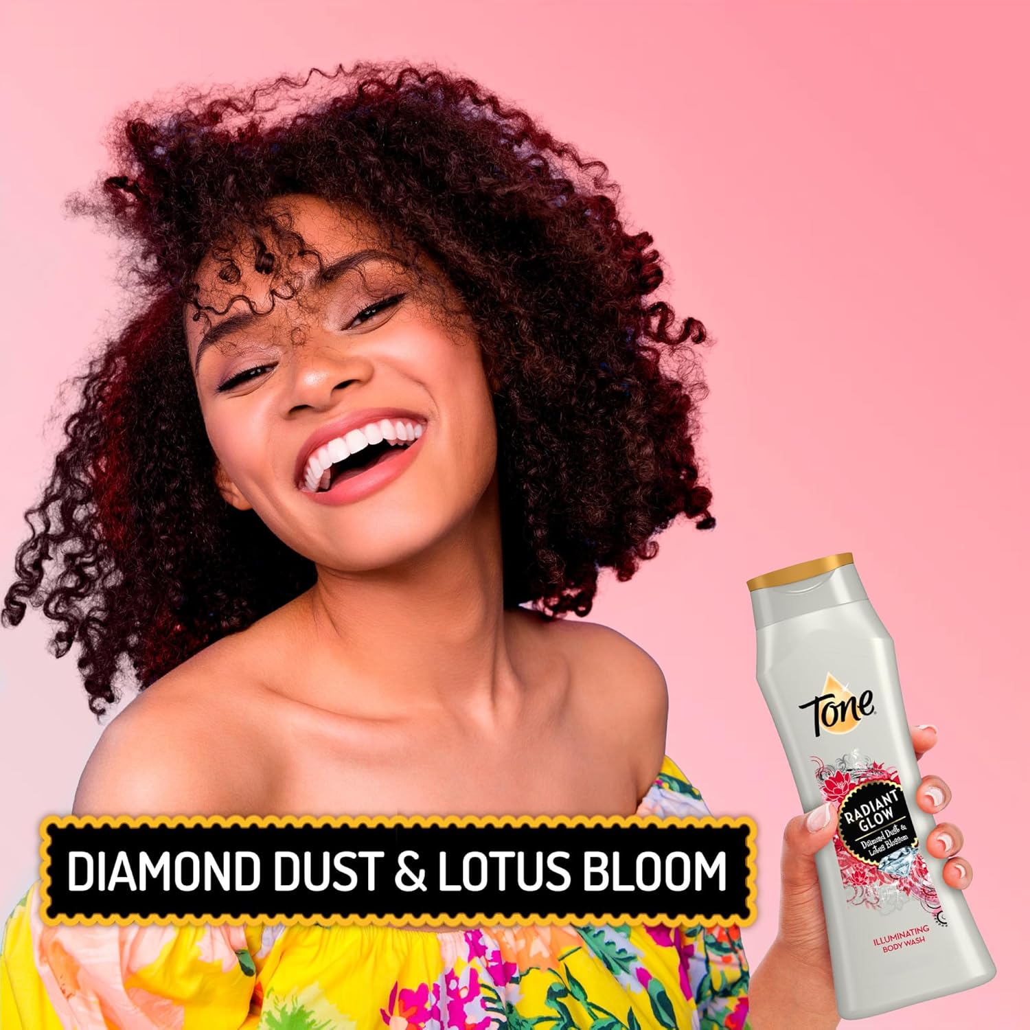 Tone Body Wash, Radiant Glow, 16 fl oz (Pack of 6)