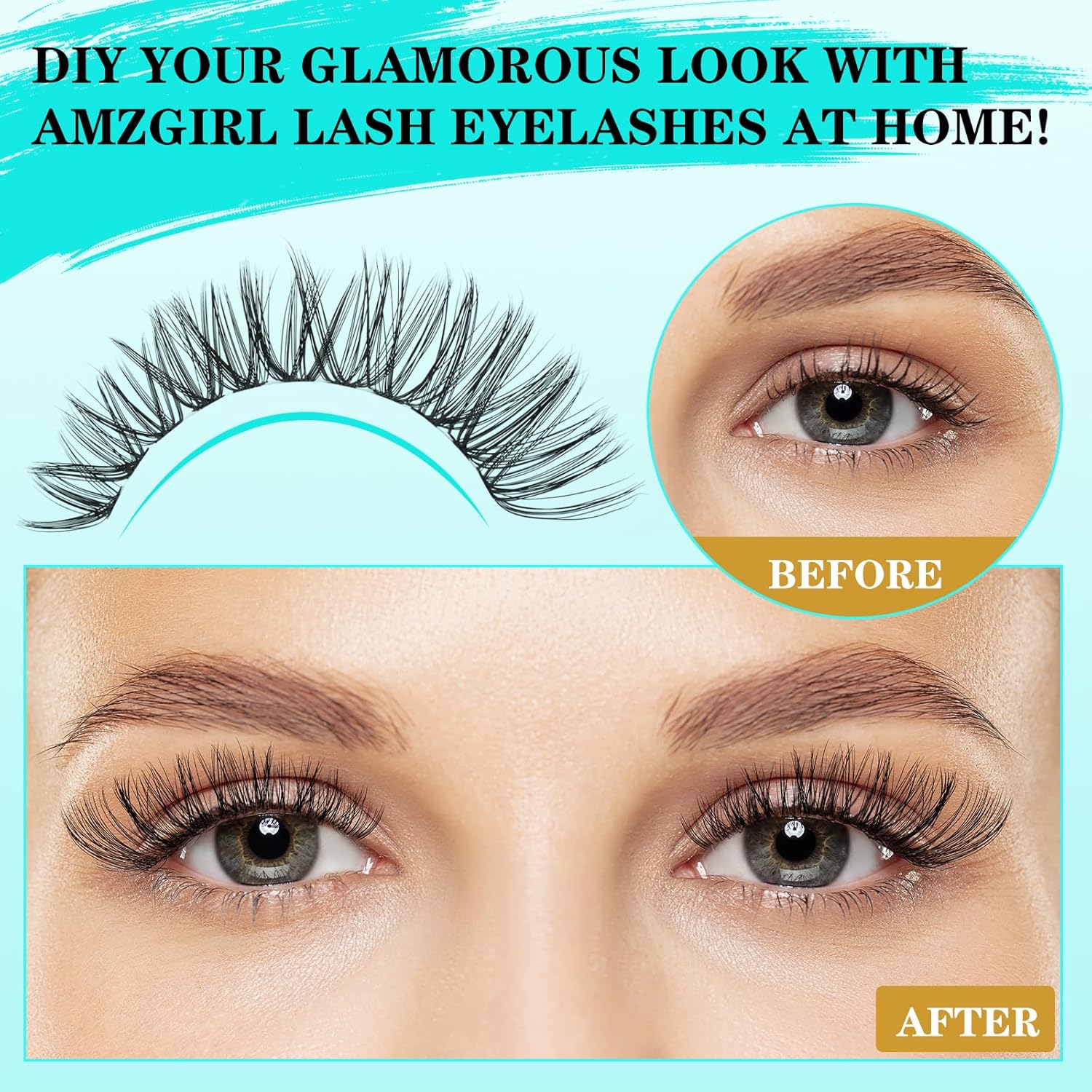 Lash Extension Kit 240Pcs 30D Individual Lashes Clusters Kit,Lash Bond And Seal for Eyelashes Extensions,Lash Applicator Tool For False Eyelash Cluster Kit(30D,D-Mix9-16mm)