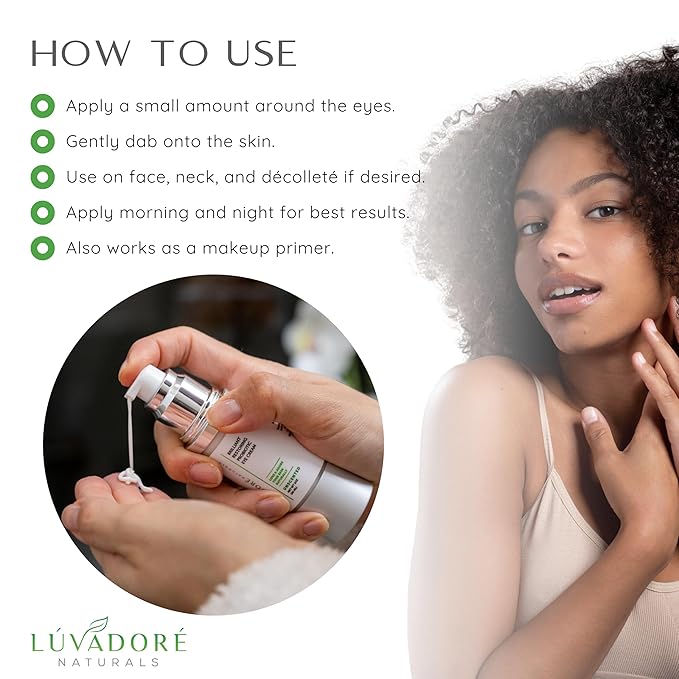 Brilliant Restoring Probiotic Eye Cream – Under Eye Cream with Caffeine, Green Tea, Hyaluronic Acid, Botanical Ingredients – Facial Serum for Puffy Eyes, Dark Circles, Wrinkles