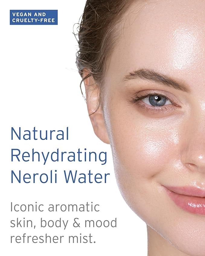 Kerstin Florian Neroli Water Face Mist | Orange Blossom Aromatherapy Spray | Hydrate & Refresh Skin with Probiotics & Peptides | All Natural | Vegan | Cruelty Free (1.0 fl oz)